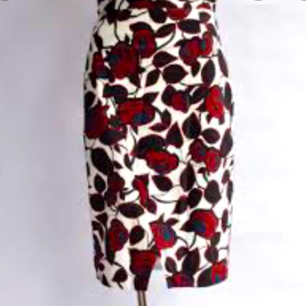 Rose Pencil Skirt